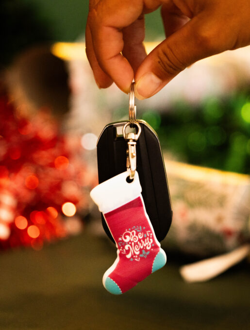 Christmas dECOration Stocking Keyring