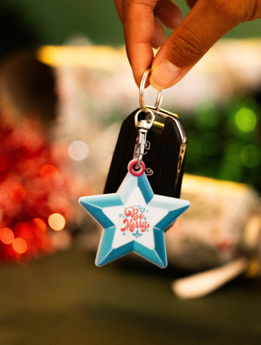 Christmas dECOration Star Keyring